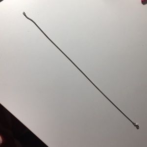 11” bracelet or ankle in 14 k silver